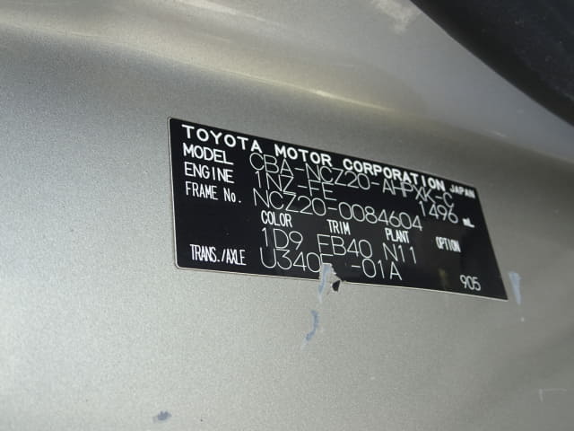 TOYOTA Raum thumbnail 47