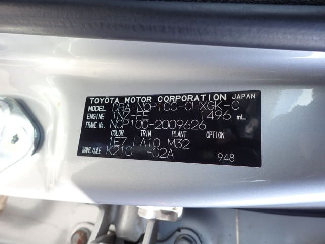 TOYOTA Ractis thumbnail 45