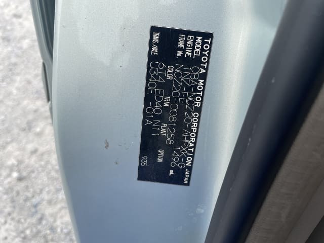 TOYOTA Raum thumbnail 58